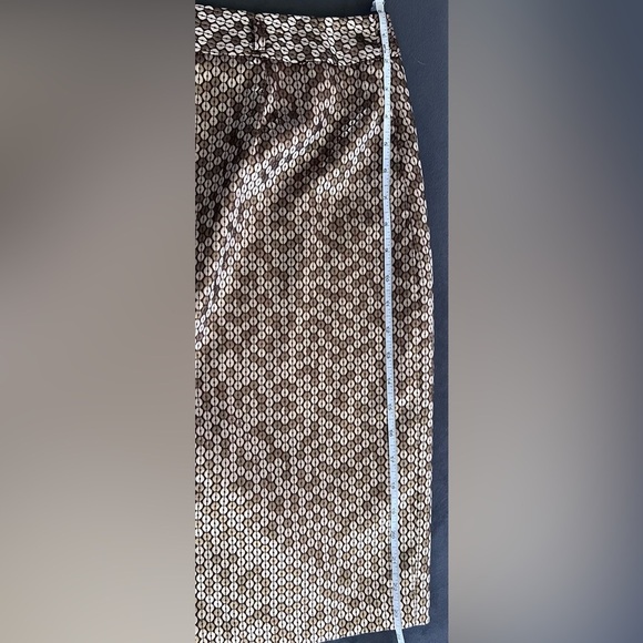 Worthington Tan/Gold w/ Brown Lining Sequin A-Line Midi Skirt/Size 16 - Picture 11 of 11